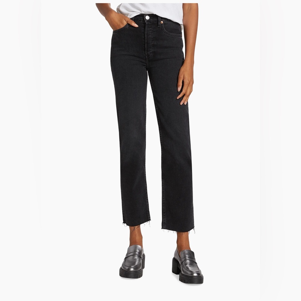 Re/Done Charcoal Denim Jeans